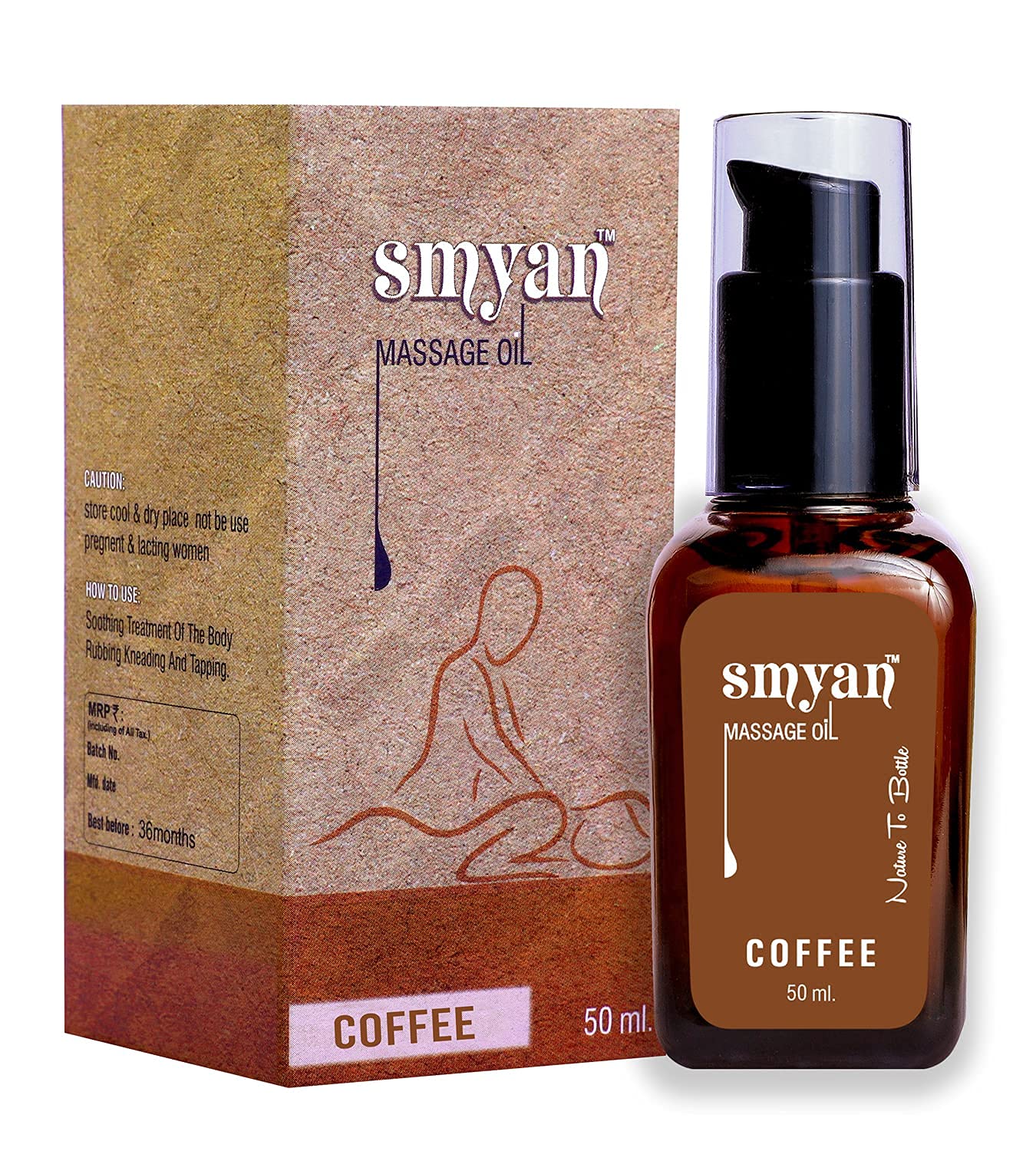 Sensual Massage Oil, Coffee- For Romance Aroma, Exotic, Indulging & Mystic Feel, Pain Relief in Back, Legs, Arms, Knee, Body, SLS & Paraben Free (Men & Women, 100ml)