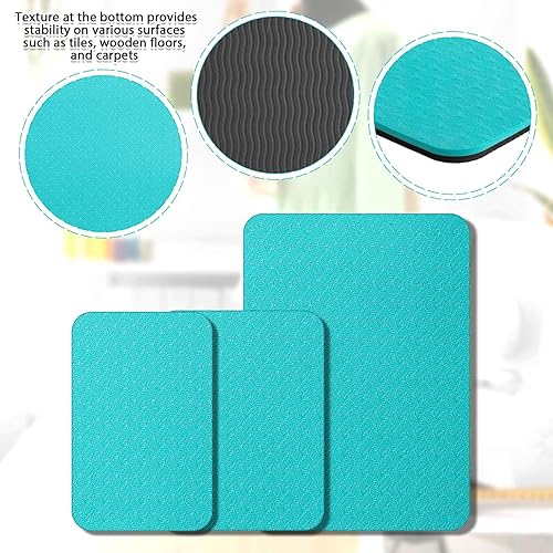 Miniatura 24 de 3 tapetes silenciadores para máquina de coser, tapete para máquina de coser, almohadilla de goma antideslizante que se mantiene en su lugar para Rosa