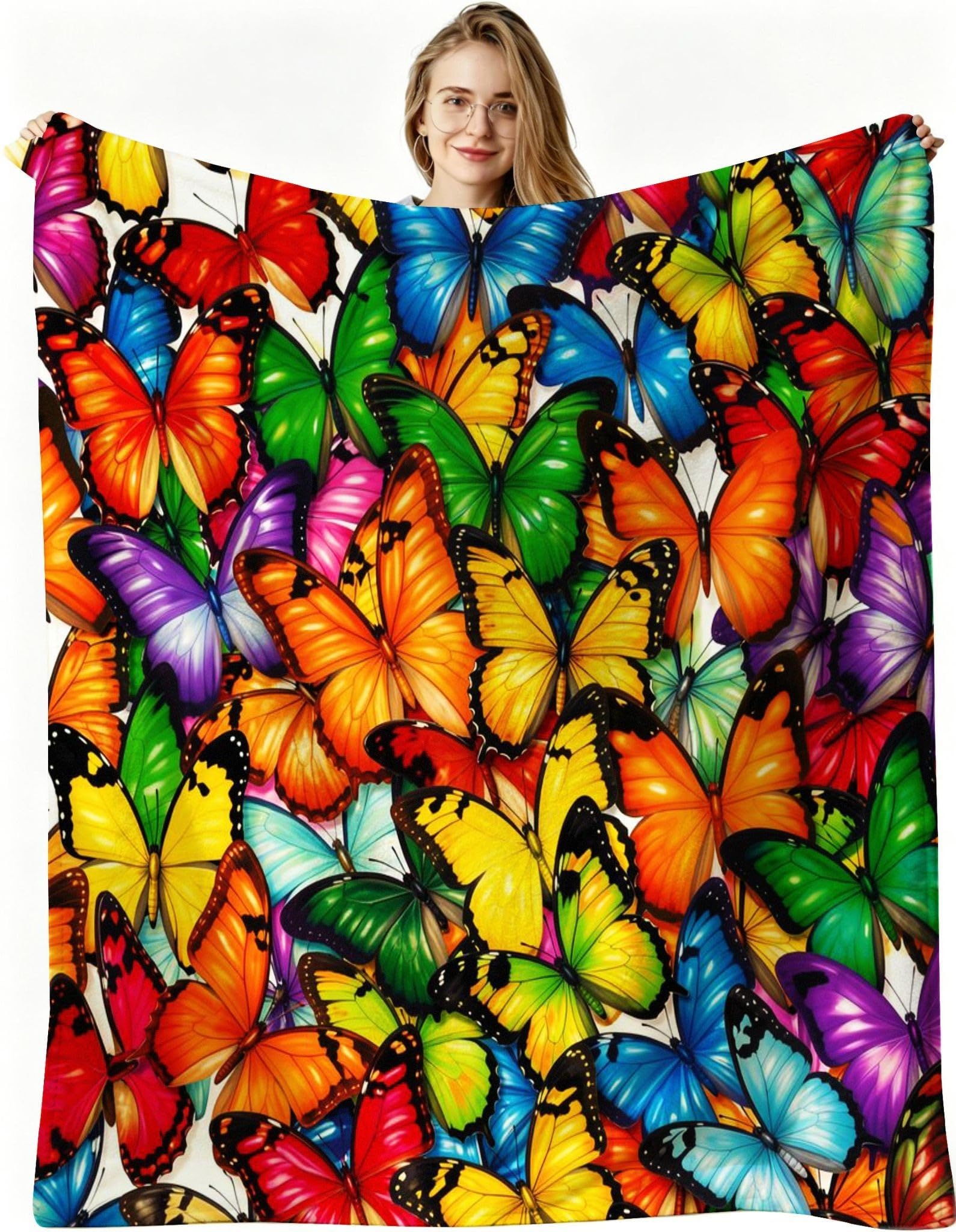 Manta Entretiempo Grande, Dibujo Multicolor, 220x240 cm, AQ6749