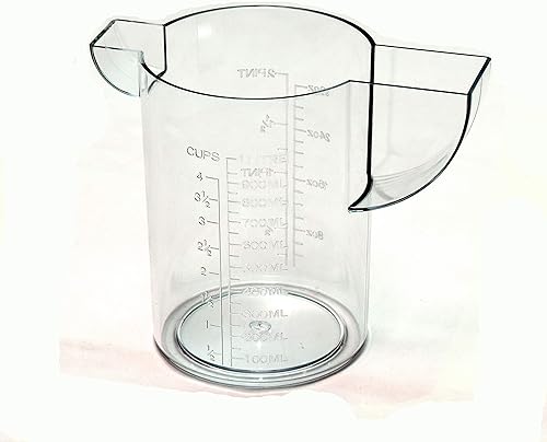 Miniatura 6 de Sana Enterprises Licuadora portátil de doble velocidad (transparente y beige) ligera, manos libres con taza de medición y mezcla de 1 litro para