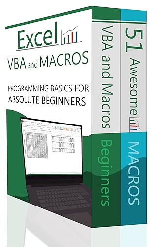 Excel VBA Bundle (2 Books): Excel VBA and Macros and 51 Awesome Macros