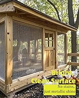 Vista 6 de SEBOSS Tela Metálica de Malla de 1/2 pulgada 24 pulg. x 50 pies Calibre 19, Galvanizada en Caliente Después de Soldadura, Rollo de Malla de Alambre