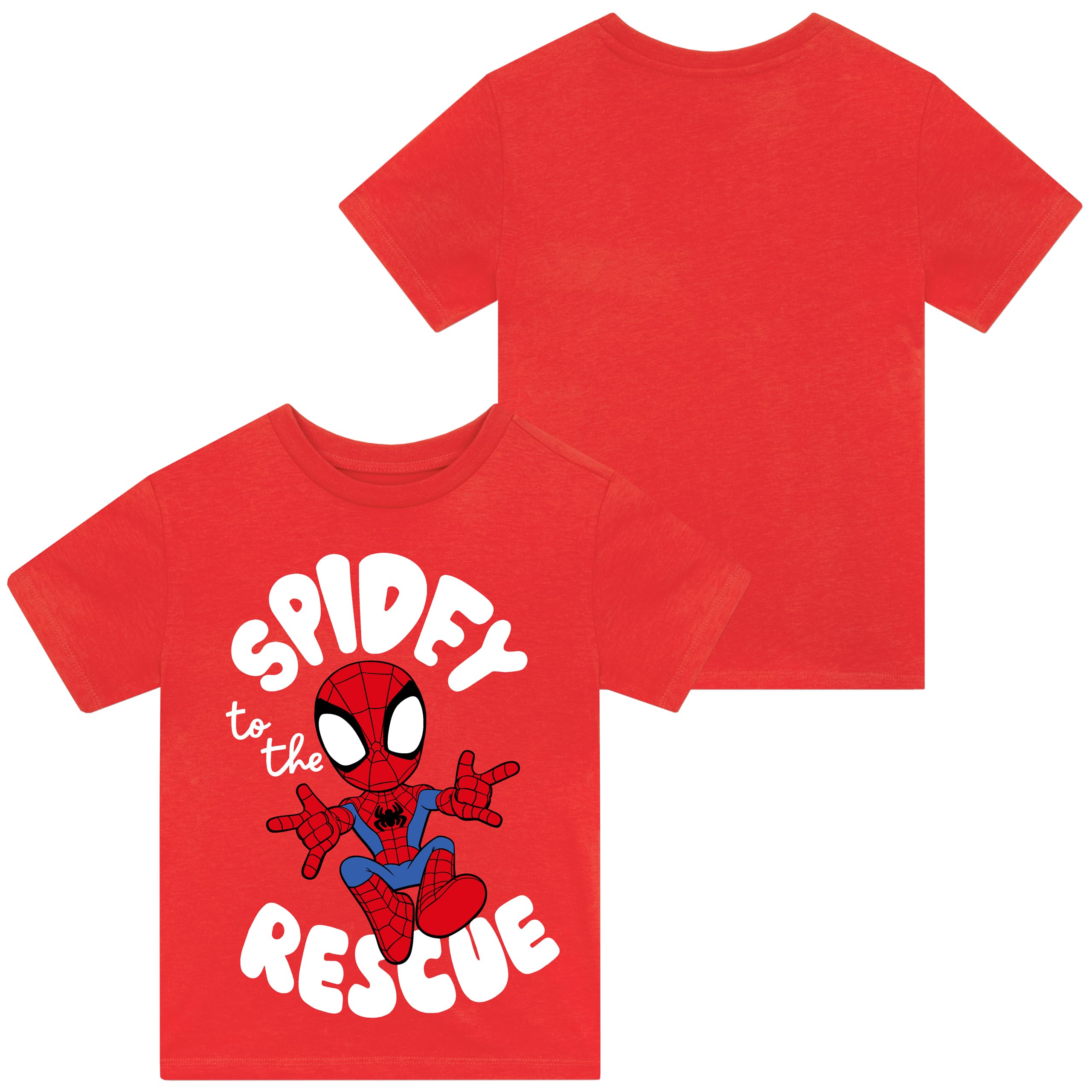 Koszulka Marvel Spiderman | T-shirt Chłopięcy Spidey And His Amazing Friends | Koszulki Chłopięce Spidey | Czerwony 128
