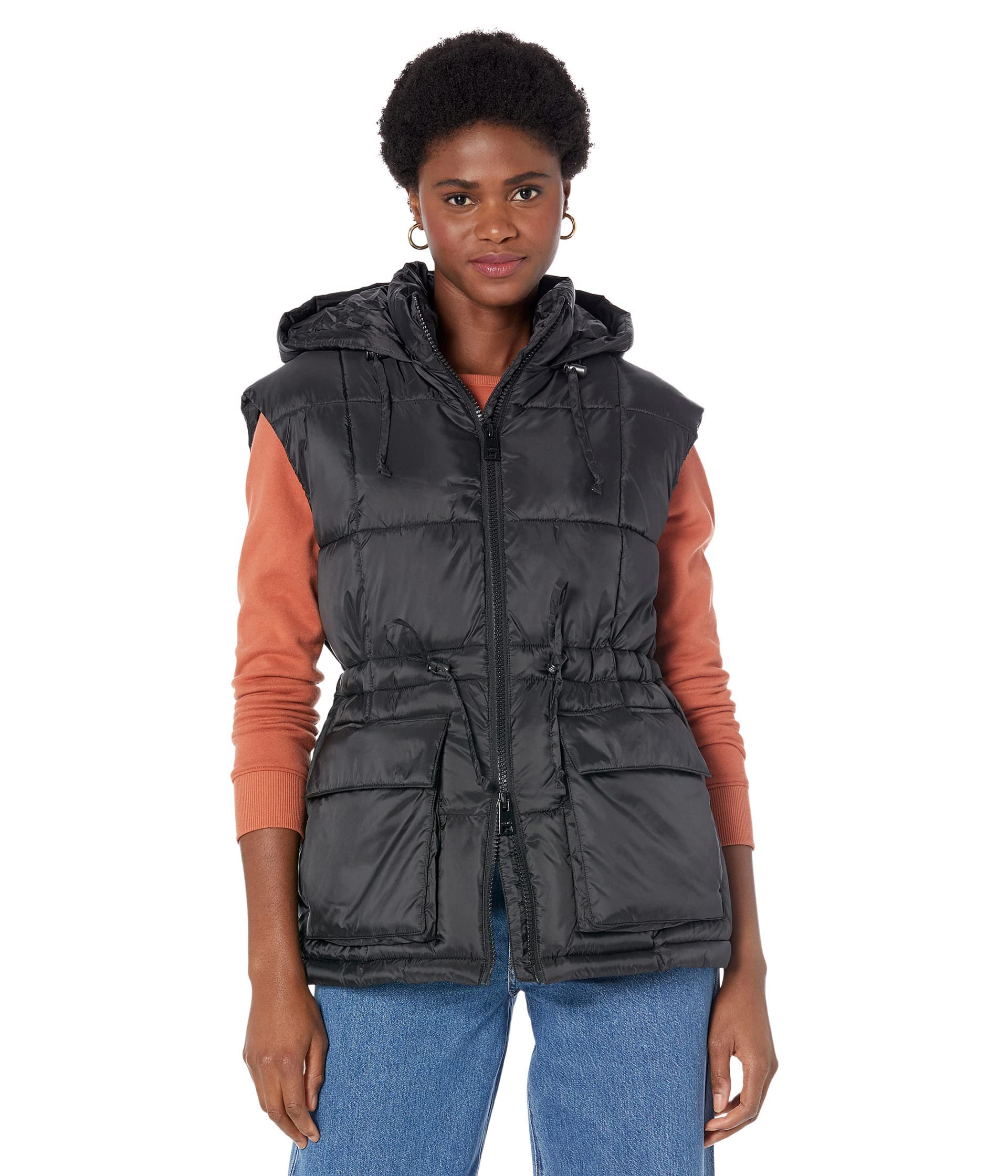 Levi's Women's Quilted Megan Hooded Puffer Jacket