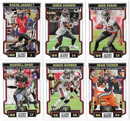 Miniatura 2 de 2023 Panini Score Football Tampa Bay Buccaneers Team Set 11 Cards WDrafted Rookie