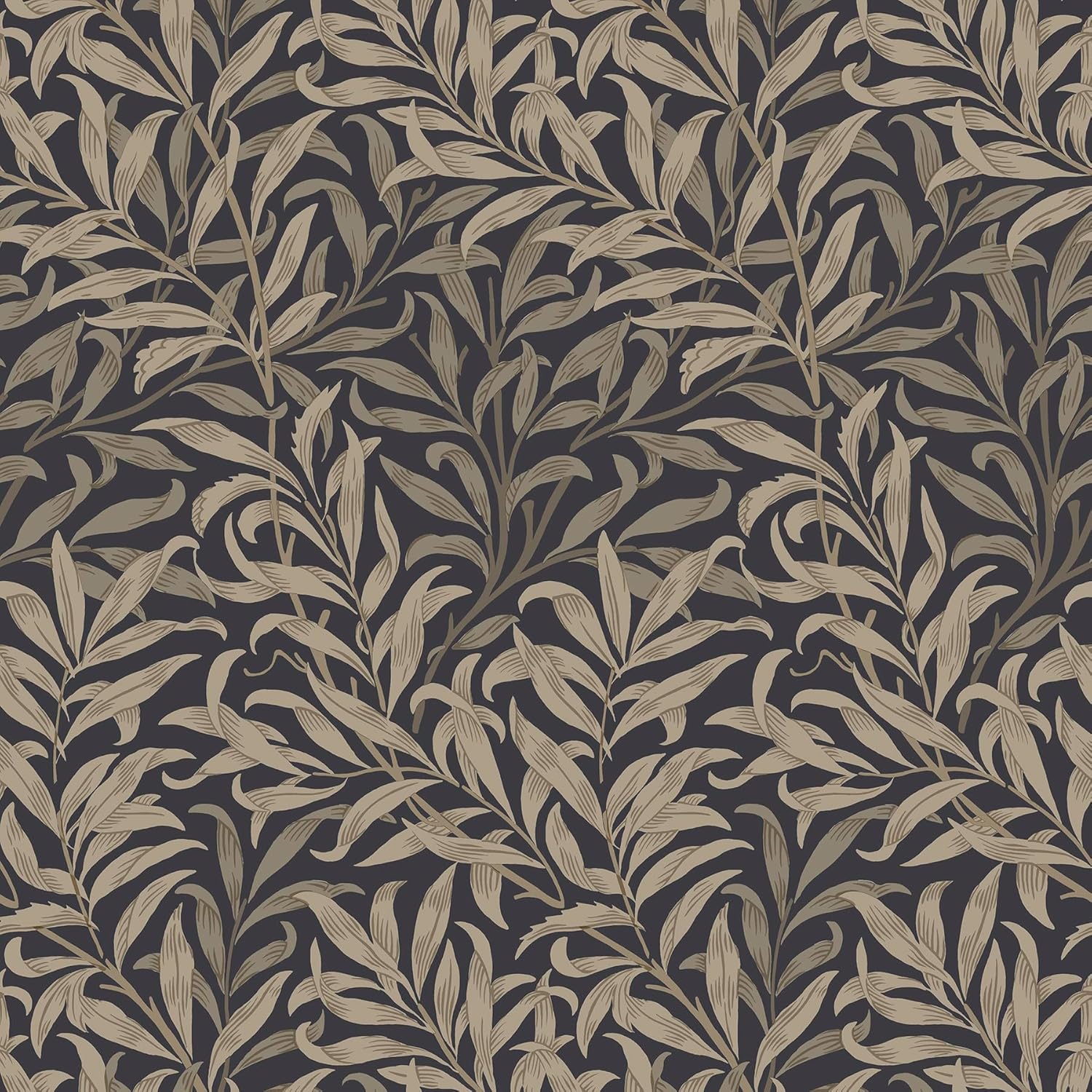 Willow Boughs Carmine Peel and Stick Wallpaper, MCS6618
