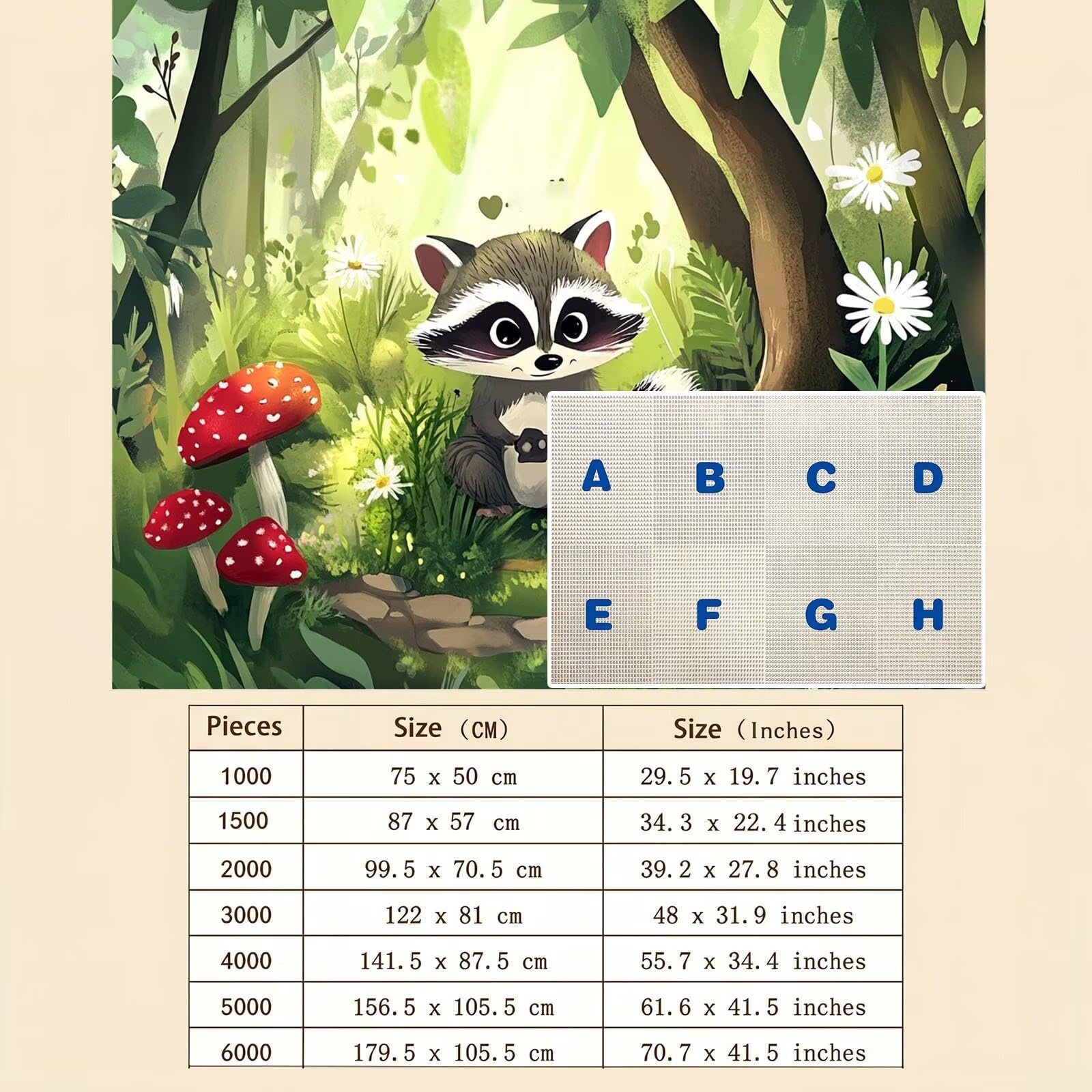 Puzzle 2000 Teile, Holzpuzzle Erwachsene [AAA], Impossible Game 99 x 70 cm, Kniffliges Denksport Spiel für Männer Frauen, Familienspiel, DIY Home Dekor,Geschenk für Geburtstag, Tier Wald-2 f0-167