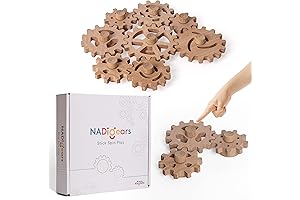 8 Pcs Magnetic Stacking Gears: Educational Toy for Enhanced Learning