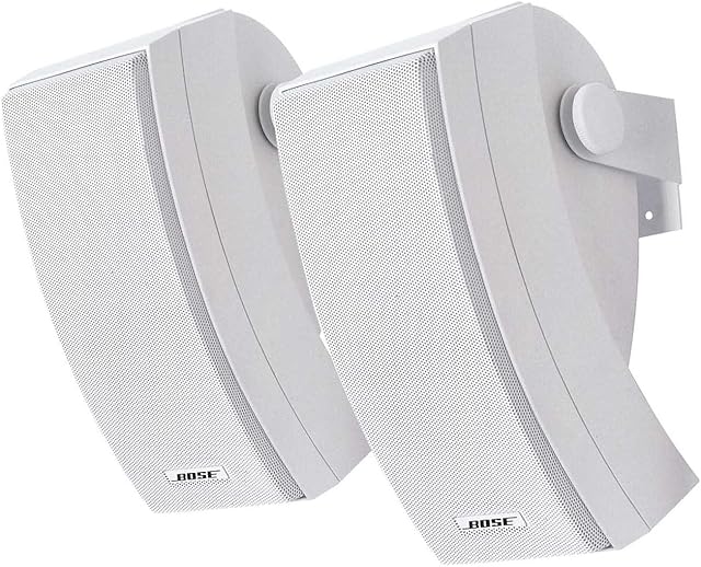 Bose 24644 Zewnętrzny Głośnik do Montażu, Biały, 2 Sztuki