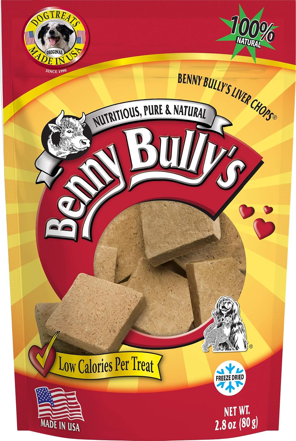 Benny Bully'S Liver Chops Dog And Cat Treat