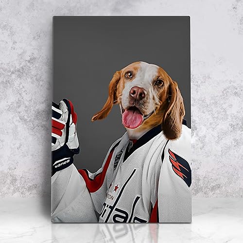 Miniatura 15 de Awesometik Impresión en lienzo personalizada retrato real de mascota a partir de foto, retrato personalizado del Renacimiento, retratos, retratos 20