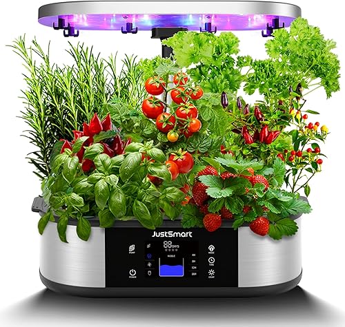 Litake GS1 Lite - Sistema de cultivo hidropónico inteligente de 12 cápsulas para jardín interior con 3 modos de plantación, hasta 30 pulgadas, 120