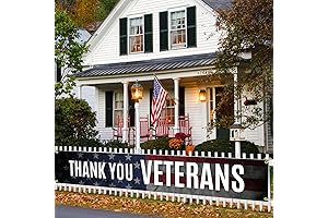 Thank You Veterans Banner - Honoring Service, Valor, Sacrifice