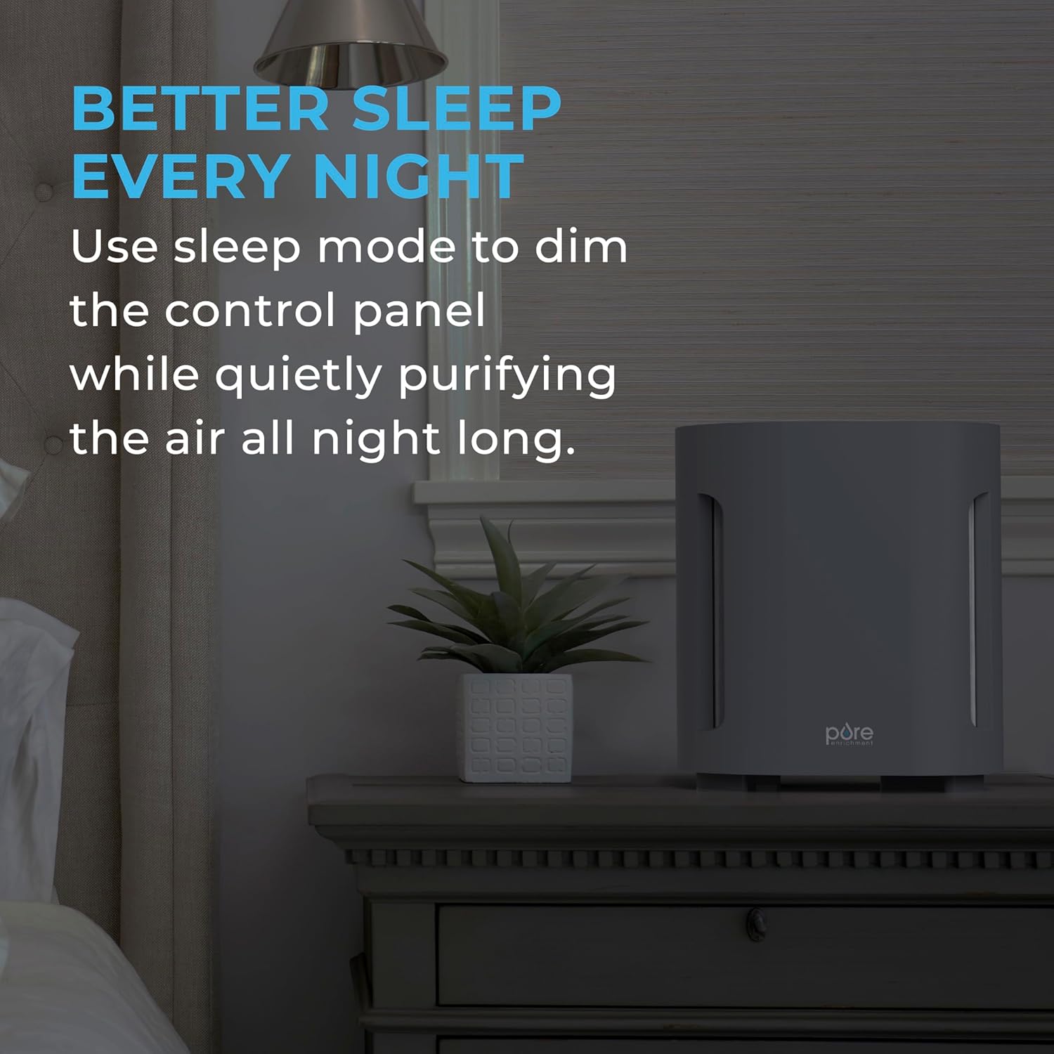 Mist Gray True HEPA Air Purifier with UV-C Light