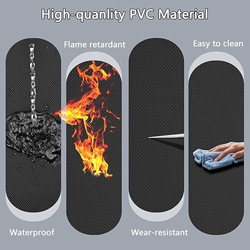 Miniatura 22 de Vesul Cubierta retráctil para maletero trasero compatible con Toyota RAV4 2013-2018, cubierta de seguridad para tonneau, pantalla de privacidad