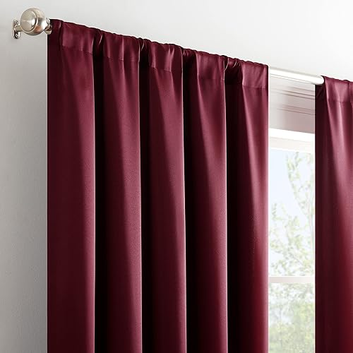 Miniatura 5 de Eclipse Tricia - Cortina térmica moderna para oscurecer la habitación, con bolsillo para cortinero, para dormitorio (1 panel), 52 x 63 pulgadas,