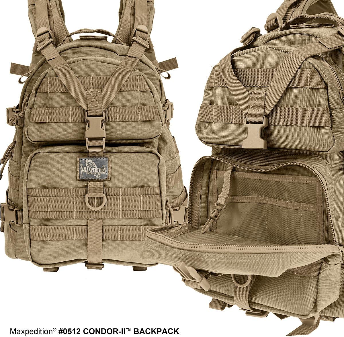 Maxpedition 0512 Condor Ii Backpack Khaki Photo
