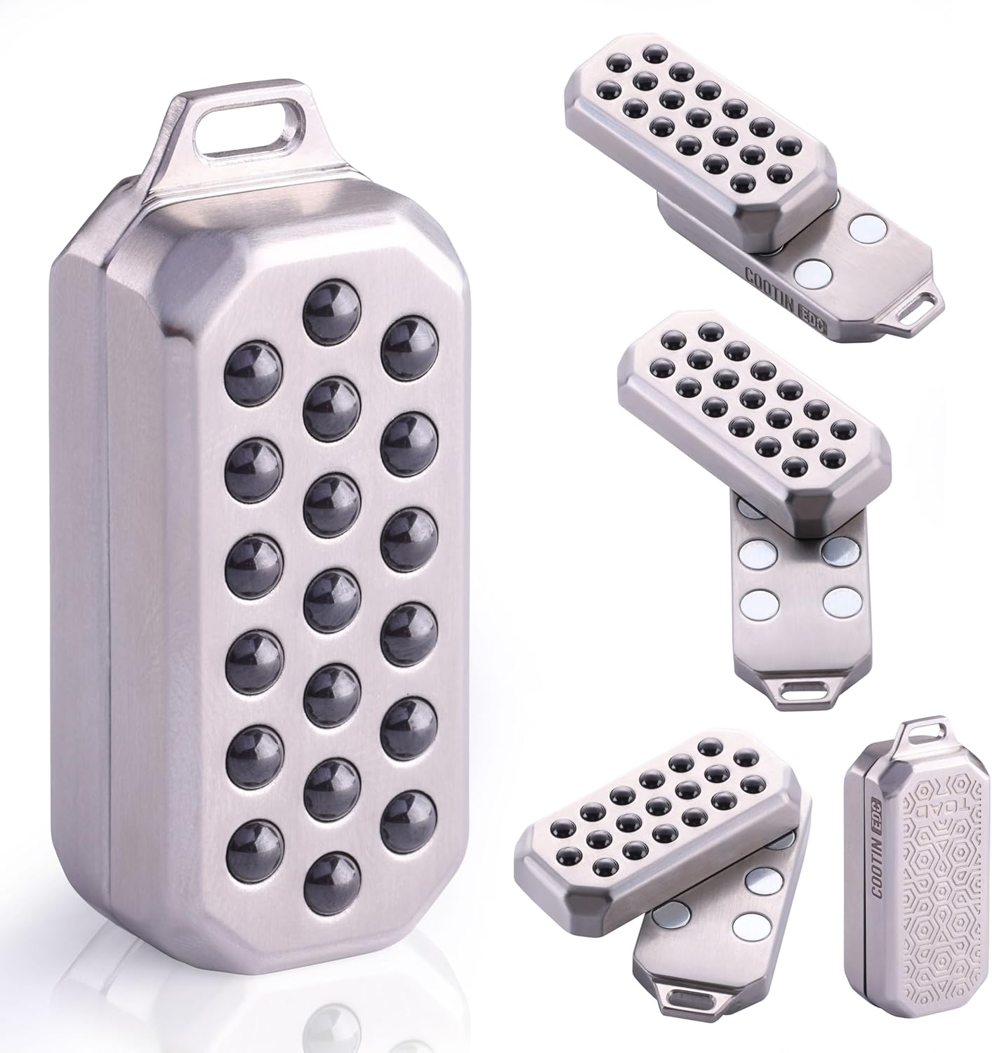 Fidget Toys Adults Metal Fidget Slider Stainless Steel Slider Casual Metal Adult's Hand Toys Office Desk Toys Gifts Stress Toys for Adults