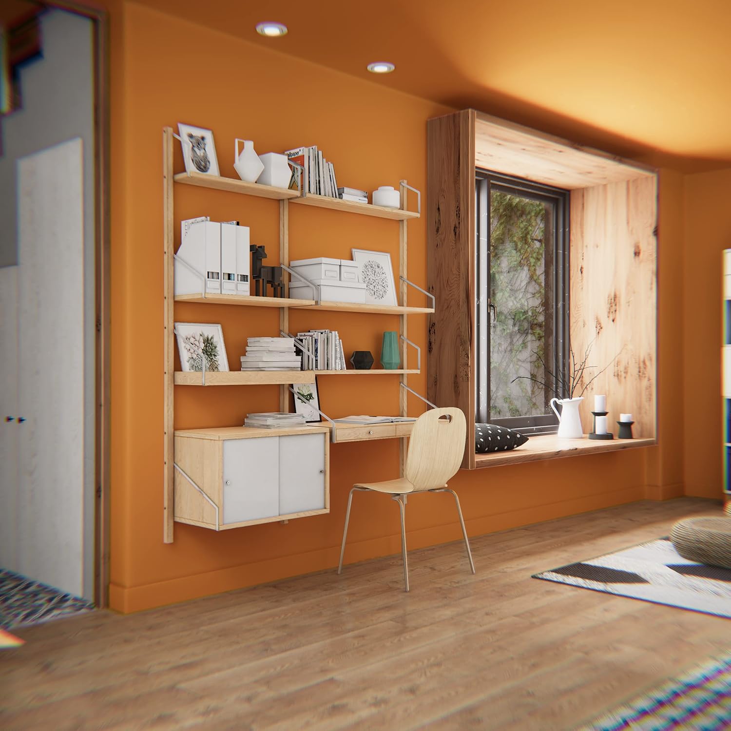 Microblend Interior Paint and Primer - Bright Orange/Plenty of Sunshine, Satin Sheen, Sample, Microblend Oranges Family : Everything Else