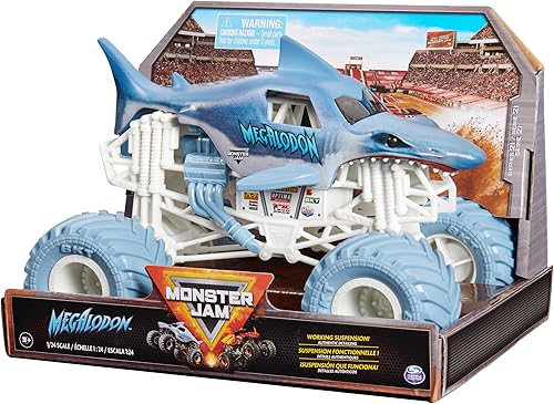 Miniatura 2 de Monster Jam Camión de vehículo de juguete 1to24 Die Cast Megalodon M21