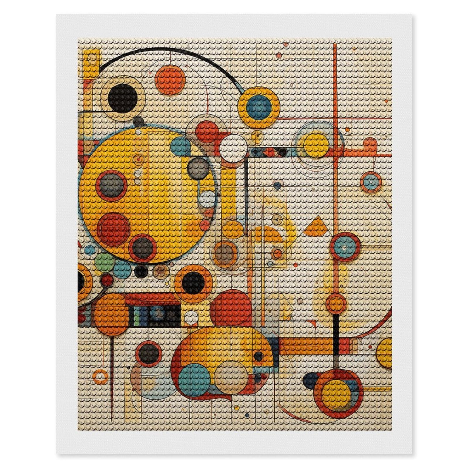 NONHAI Diamond Painting Kits for Adults - DIY Diamond Art Kits for Beginners - Full 5D Paint Drill Diamond Dots Paintings- Rich Swirls of Lines Diamonds Pictures Gem Art and Craft Wall Decor 16"x20"