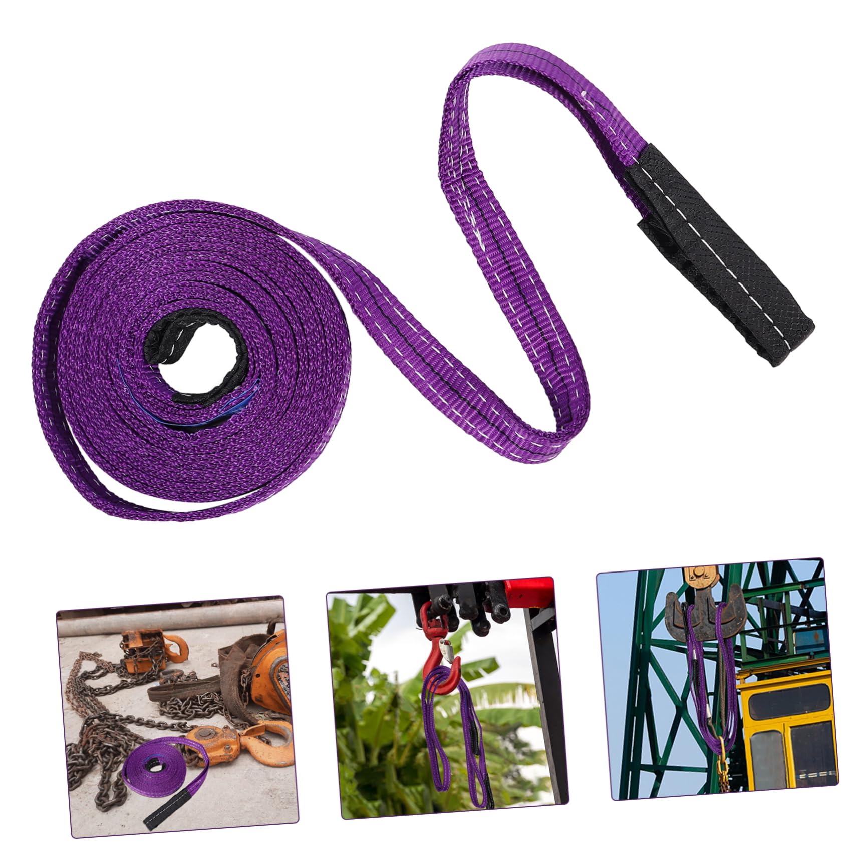 Ciieeo Hebeband aus Polyester mit Hoher Tragkraft 1t und 5 Meter Länge für Baustellen und Lager Stabiles Umzugsgurt zum Sicheren Heben und Transportieren Schwerer Lasten