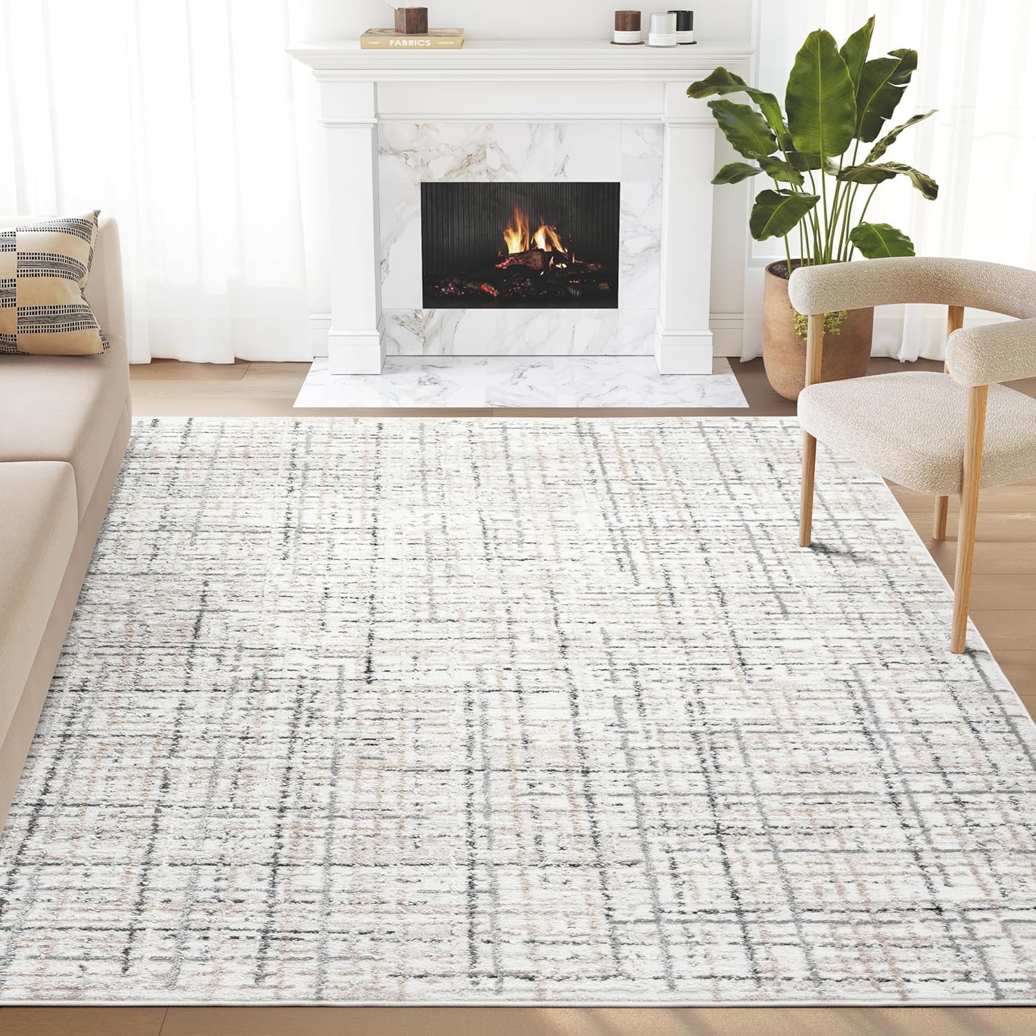 Abani Crosshatch Rug