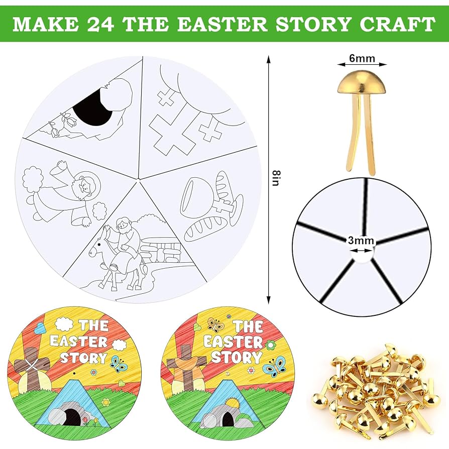 amazon-com-dispowreath-color-your-own-easter-story-wheel-make-24-the-easter-story-craft-for-kids-religious-activity-kit-christian-crafts-for-sunday-school-home-classroom-supplies-toys-games for Free Printable Easter Story Wheel Amazon.com: Dispowreath Color Your Own Easter Story Wheel Make 24 The Easter Story Craft for Kids Religious Activity Kit Christian Crafts for Sunday School Home Classroom Supplies : Toys & Games for Free Printable Easter Story Wheel