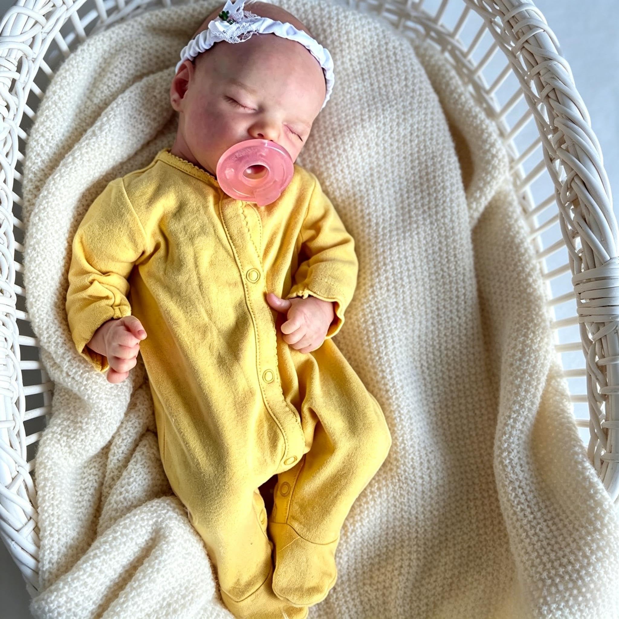 RXDOLL Reborn Baby Dolls winylowe bliźniaczki na całe ciało, 45 cm, realistyczna lalka bobas, bliźniaczki, wodoodporne, w pełni silikonowe lalki niemowlęce, wyglądające realistycznie, dla niemowląt
