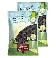 Vista 9 de Food to Live Arroz negro, 1.5 libras de grano entero, arroz de grano medio, kosher, vegano. Sabor a nuez y dulce. Rico en antioxidantes y fibra