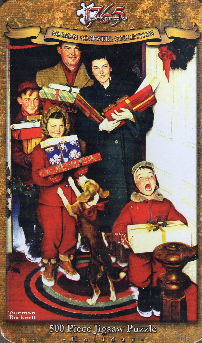 Amazon.co.jp: Norman Rockwell: Merry Christmas Grandma, We Came In 
