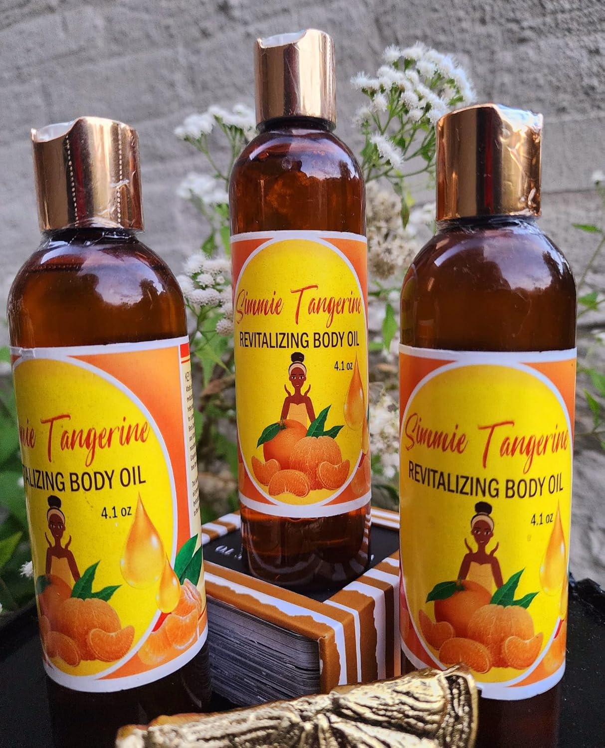 Generic Simmie Tangerine Revitalizing Body Oil, 4.1 Fl Oz (Pack of 1)