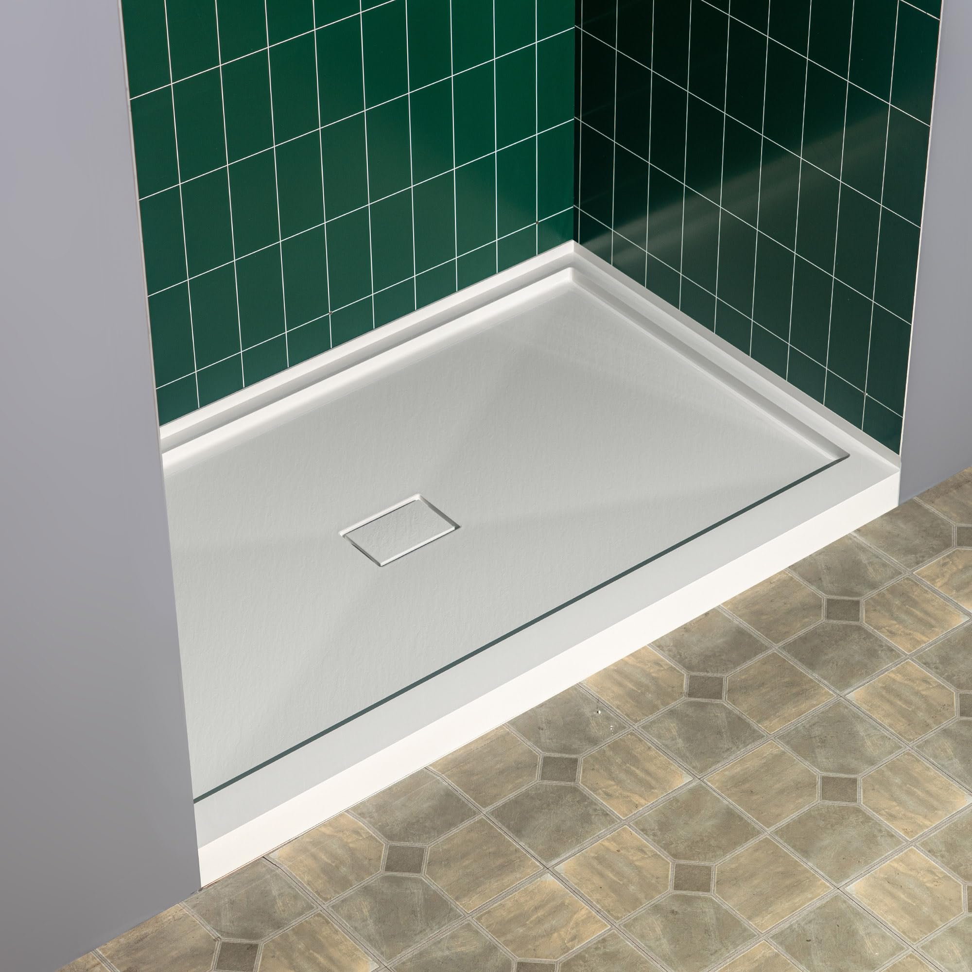 WOODBRIDGE 60 x 30 Solid Surface Shower Base