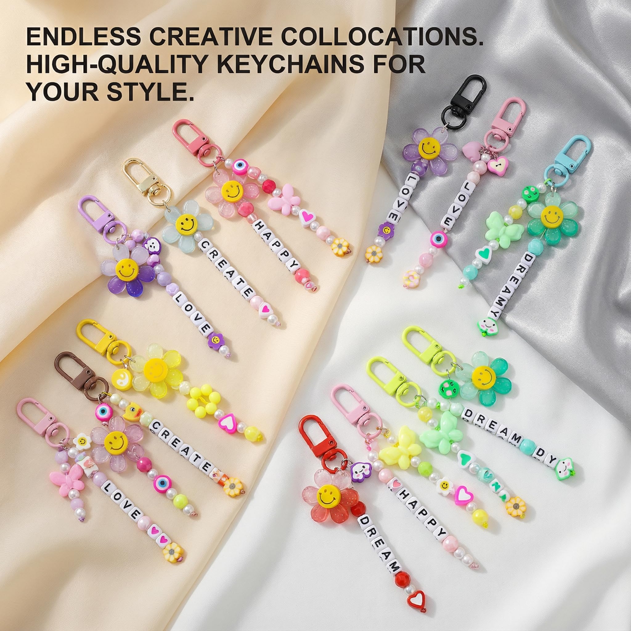 Colorful Lobster Clasps - 60pcs for Keychains & Crafts -6