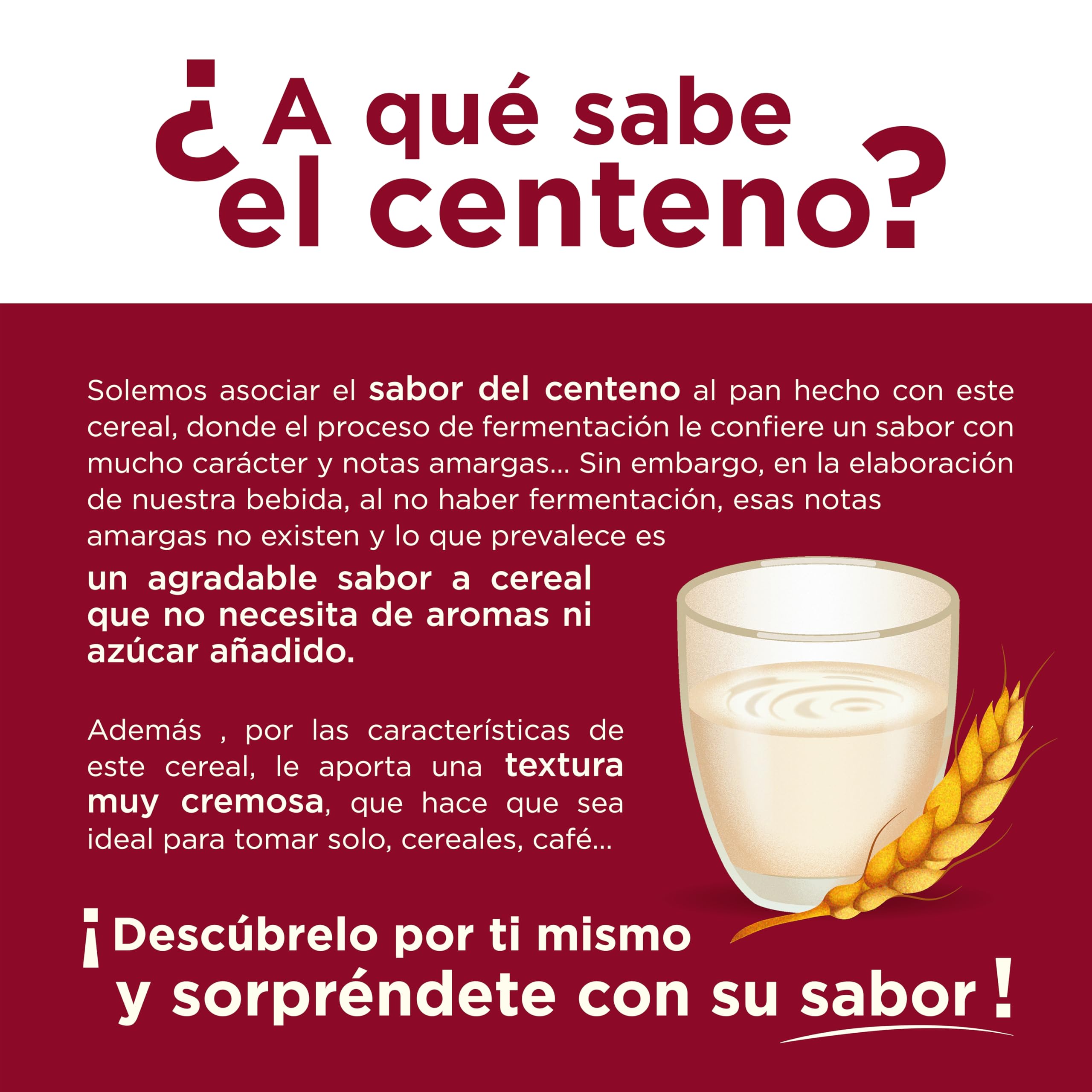 Vivesoy Bebida 100% Vegetal Centeno 100% Origen Español Pack 6 x 1L