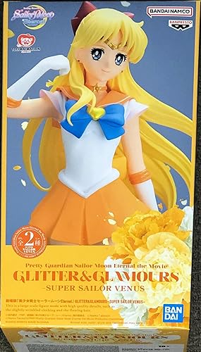 Banpresto - Pretty Guardian Sailor Moon Eternal The Movie - Glitter & Glamours - Super Sailor Venus (versión B) Statue