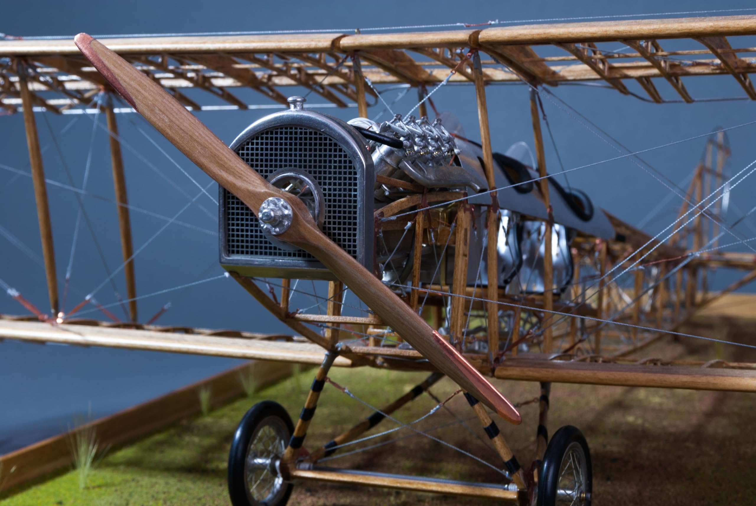 Model Airways Curtiss JN-4D Jenny 1:16 Scale Model Kit - Historically Accurate Wood and Metal Aircraft Model for Adults to Build - Image 7