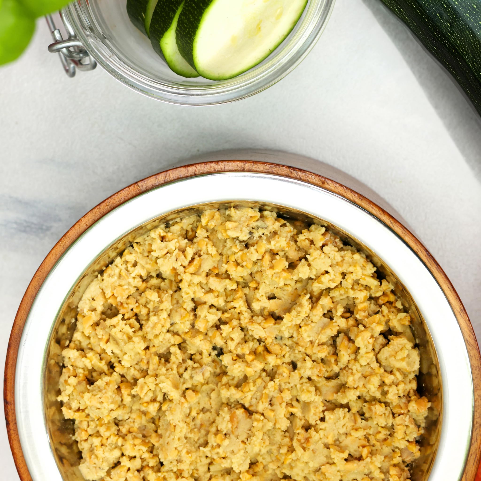 BIOPUR Bio Premium Hundefutter Vegan, Kartoffel & Zucchini 12x400 g – Nassfutter in 100% Bio-Lebensmittelqualität für Hunde