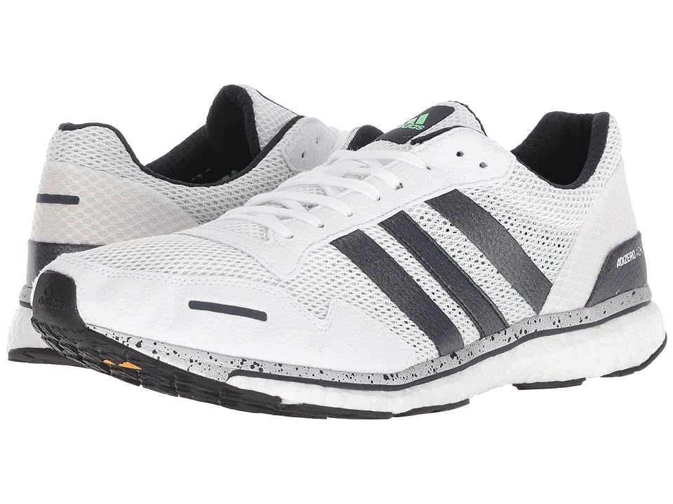 

adidas Running Adizero Adios 3 (Legend Ink/Shock Lime/Hi-Res Blue) Men's Shoes