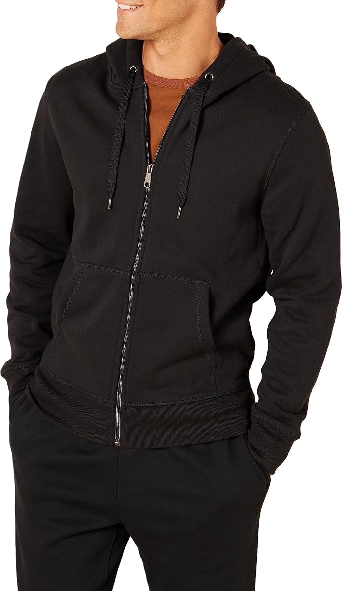 Men's Full-Zip Fleece Hoodie Sweatshirt (Available in Big & Tall)