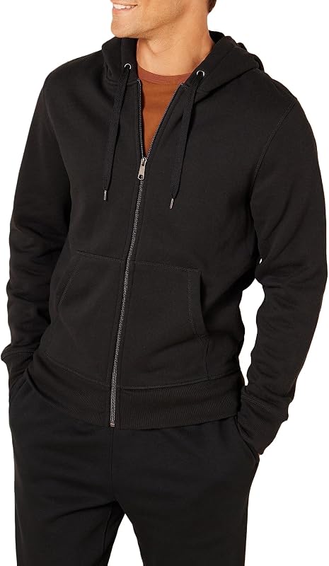 Men's Full-Zip Fleece Hoodie Sweatshirt (Available in Big & Tall)