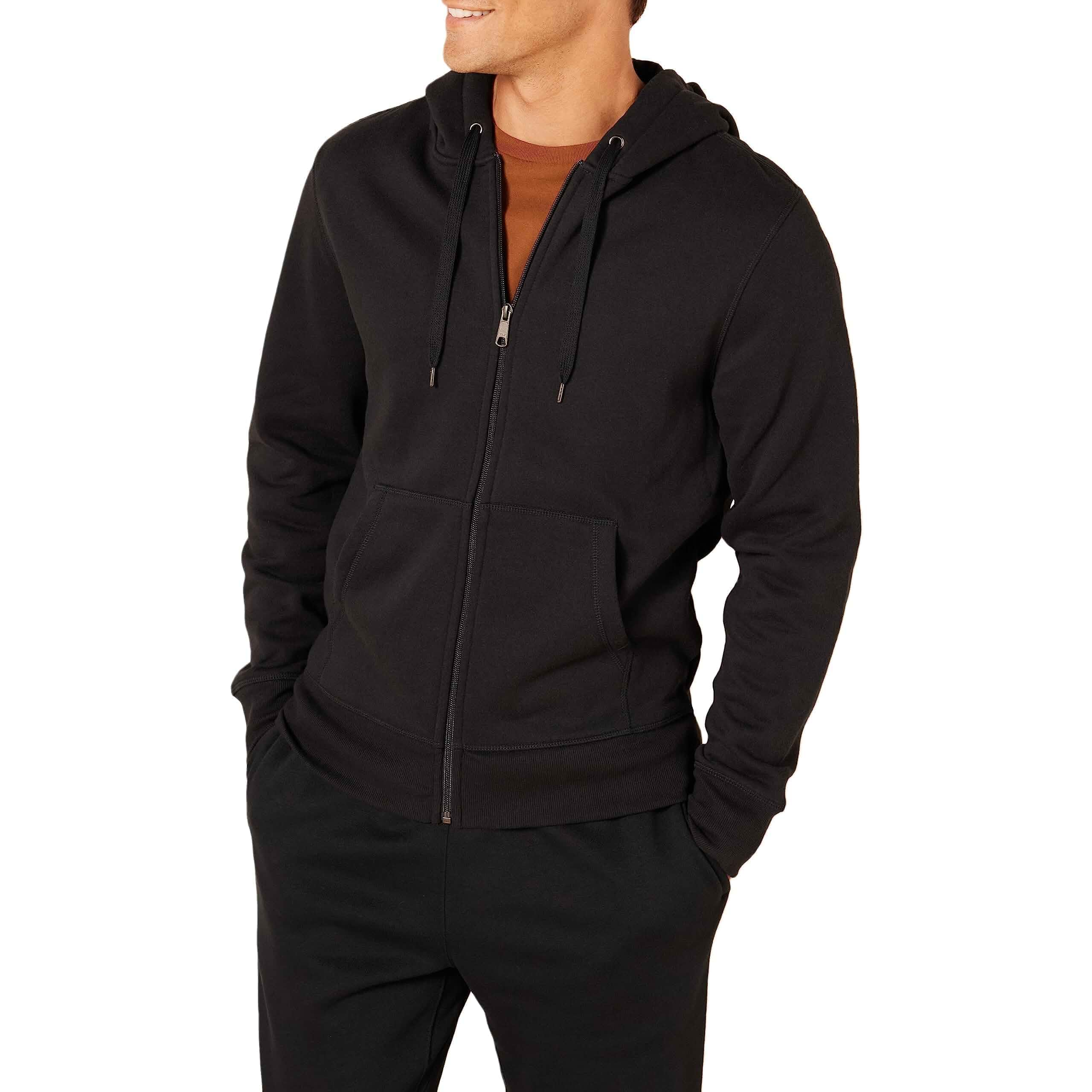 Amazon Essentials Men's Full-Zip Fleece Hoodie Sweatshirt (Available in Big & Tall)