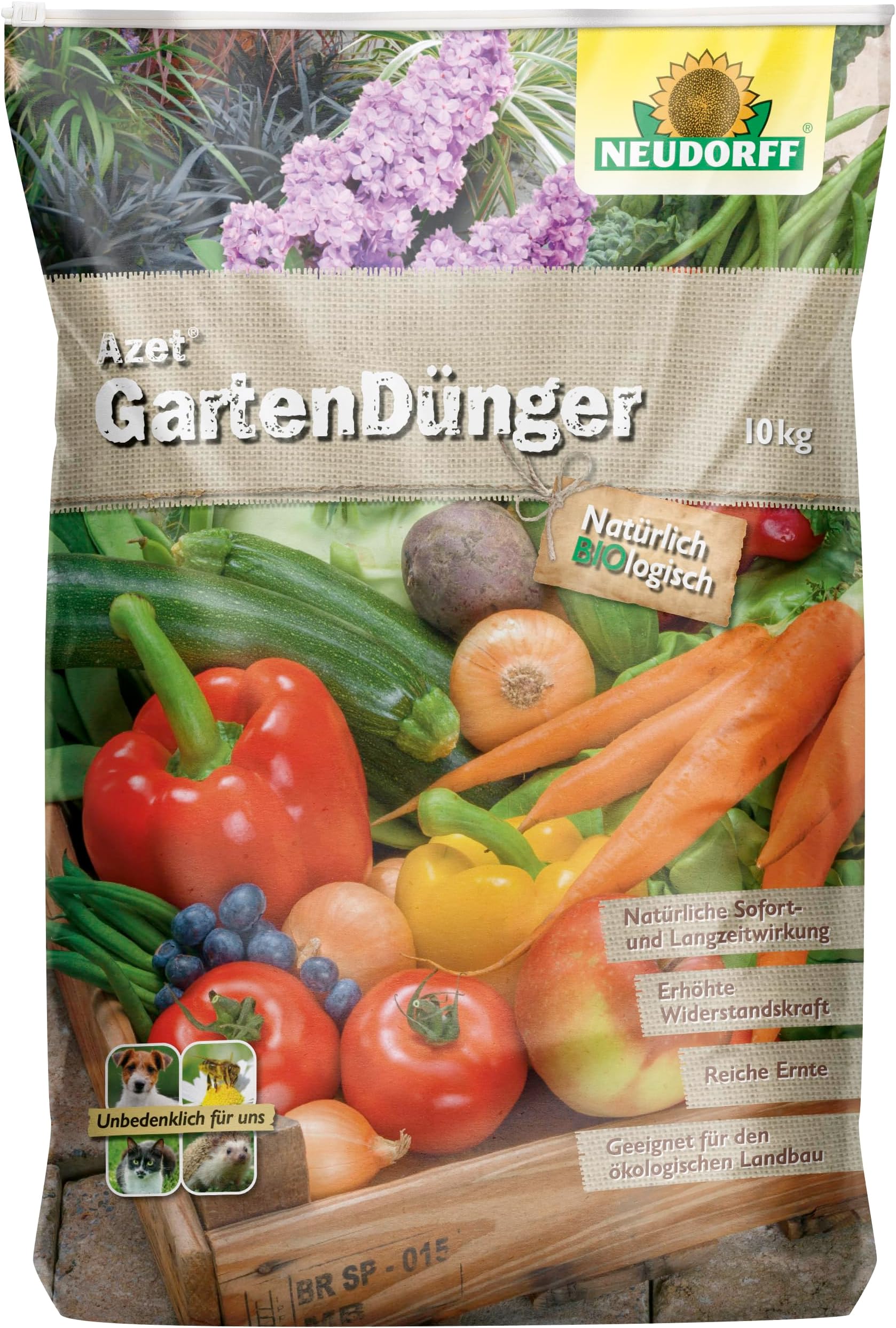 Neudorff Azet GartenDünger Bio Gartendünger fördert die Blühkraft und