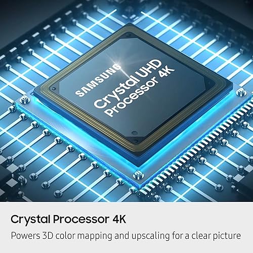 Miniatura 8 de Samsung Smart TV Crystal UHD U8000F 4K de 43 pulgadas (modelo 2025) Contenido gratuito sin fin, procesador de cristal 4K, diseño MetalStream, Knox