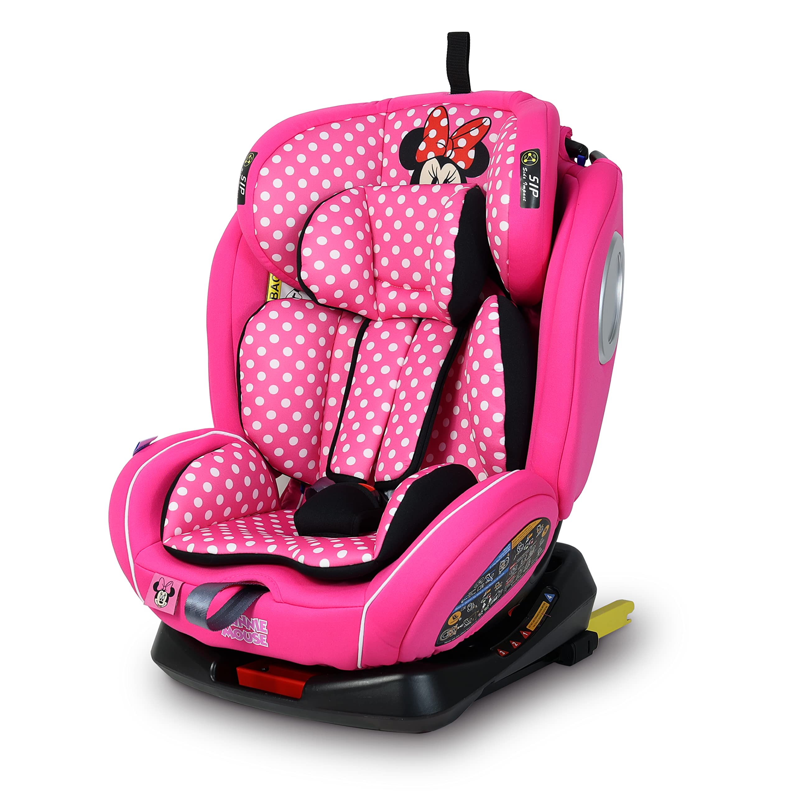 Buy DisneyMinnie Mouse Baby/Kids 4 In 1 Car Seat 360 Degree Rotation 4