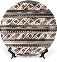 Vista 10 de Placas de cerámica, placas de cerámica decorativas de astrología, la placa parece cuadrada con detalles zodiaco, 6 pulgadas, platos decorativos