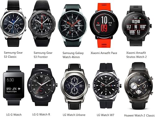 Miniatura 3 de Tivole - Correa de reloj de cuero de alta calidad hecha a mano compatible con Samsung Galaxy Watch 1.811 inGear S3 FrontierGear S3