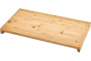 Trademark Innovations Bamboo Stove Top Cutting Board