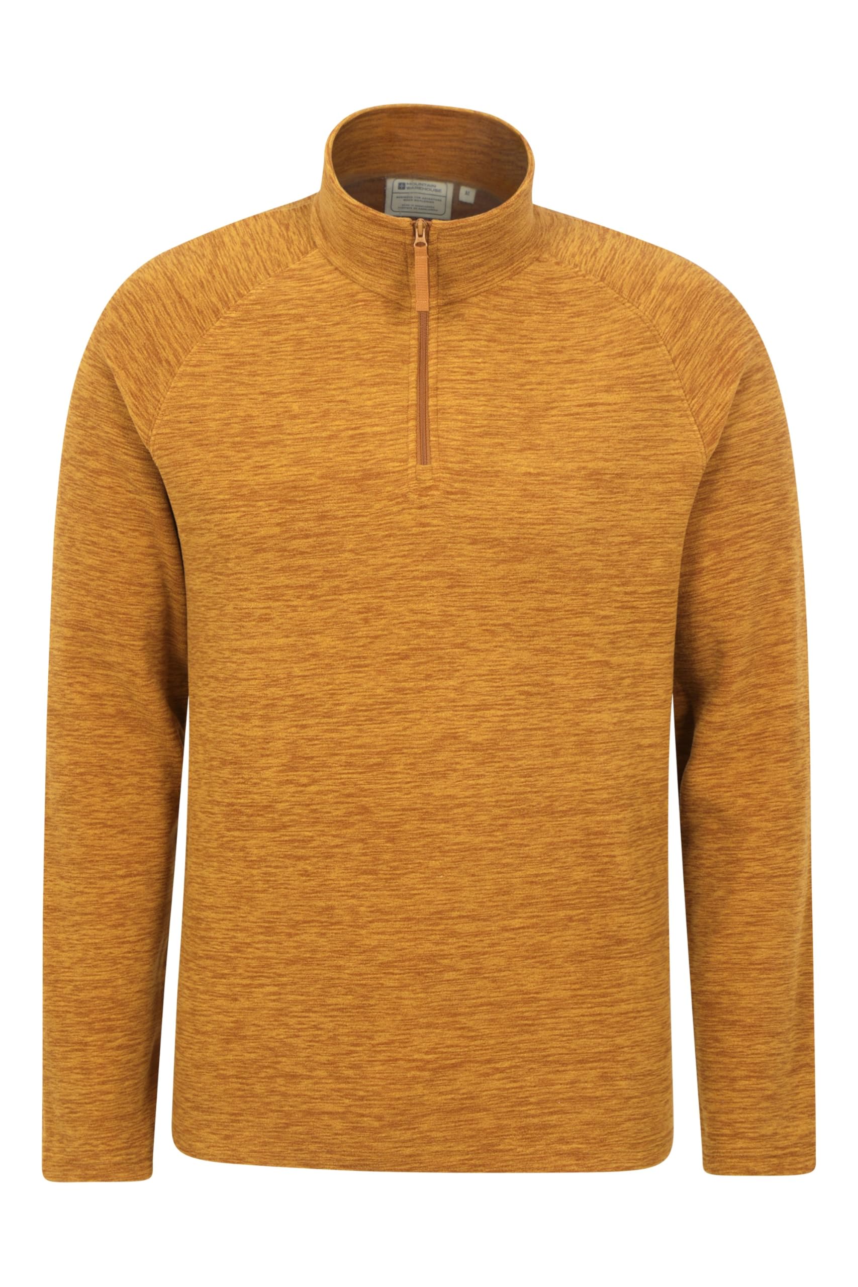Mountain Warehouse Snowdon Mens Micro Fleece Top - Breathable Antipill, Half Zip Collar Sweater, Quick Drying Smooth Pullover - For Spring Summer & Outdoors — view 4