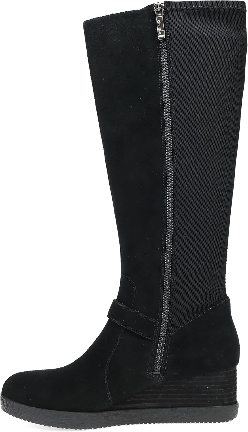 Dansko Shelia Wedge Boot for Women - Durable Waterproof Leathers and Leather-Stacked Heel - Buckle Detail and Tall Shaft for Seasonal Style - Image 7